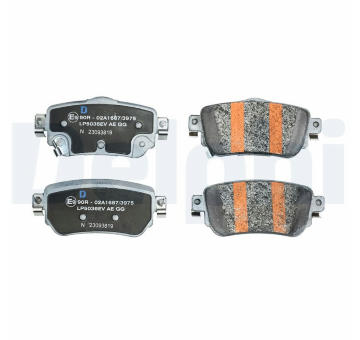 Sada brzdových destiček, kotoučová brzda DELPHI LP5036EV