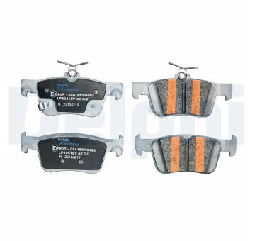 Sada brzdových destiček, kotoučová brzda DELPHI LP5041EV