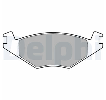 Sada brzdových destiček, kotoučová brzda DELPHI LP505