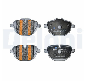 Sada brzdových destiček, kotoučová brzda DELPHI LP5052EV