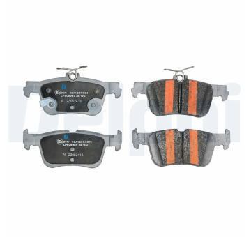 Sada brzdových destiček, kotoučová brzda DELPHI LP5059EV