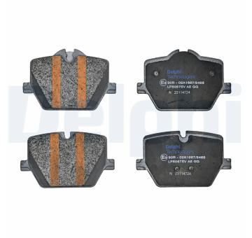 Sada brzdových destiček, kotoučová brzda DELPHI LP5067EV
