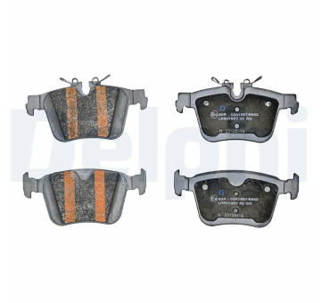 Sada brzdových destiček, kotoučová brzda DELPHI LP5078EV