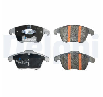 Sada brzdových destiček, kotoučová brzda DELPHI LP5084EV