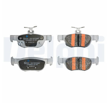 Sada brzdových destiček, kotoučová brzda DELPHI LP5085EV