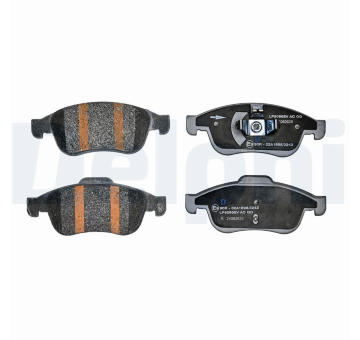 Sada brzdových destiček, kotoučová brzda DELPHI LP5086EV