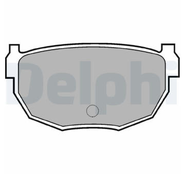 Sada brzdových destiček, kotoučová brzda DELPHI LP570