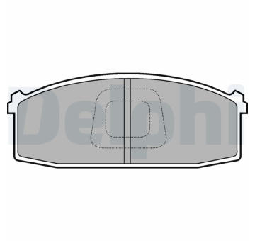 Sada brzdových destiček, kotoučová brzda DELPHI LP686