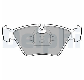 Sada brzdových destiček, kotoučová brzda DELPHI LP705