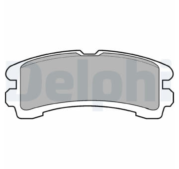 Sada brzdových destiček, kotoučová brzda DELPHI LP816