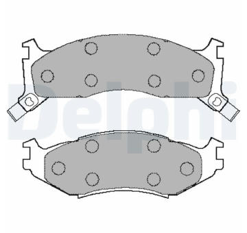 Sada brzdových destiček, kotoučová brzda DELPHI LP892