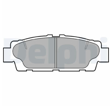 Sada brzdových destiček, kotoučová brzda DELPHI LP937