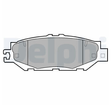 Sada brzdových destiček, kotoučová brzda DELPHI LP939