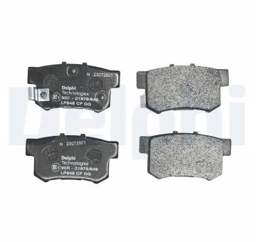 Sada brzdových platničiek kotúčovej brzdy DELPHI LP948