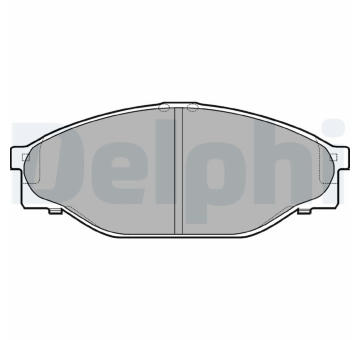 Sada brzdových destiček, kotoučová brzda DELPHI LP950