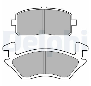 Sada brzdových destiček, kotoučová brzda DELPHI LP960