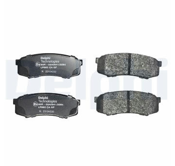 Sada brzdových destiček, kotoučová brzda DELPHI LP963