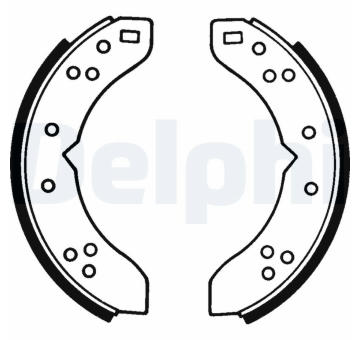 Sada brzdových čelistí DELPHI LS1032