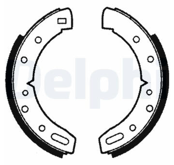 Sada brzdových čelistí DELPHI LS1037