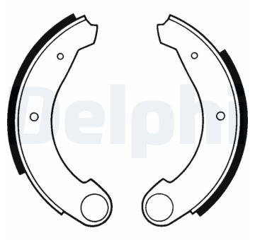 Sada brzdových čelistí DELPHI LS1159