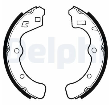 Sada brzdových čelistí DELPHI LS1316