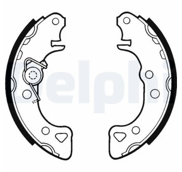 Sada brzdových čelistí DELPHI LS1319