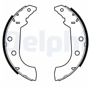 Sada brzdových čelistí DELPHI LS1347