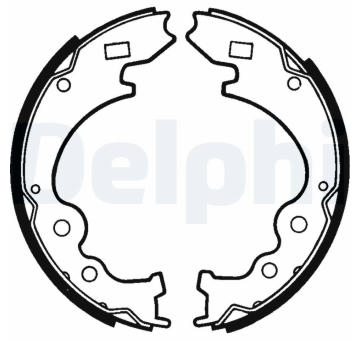 Sada brzdových čelistí DELPHI LS1354