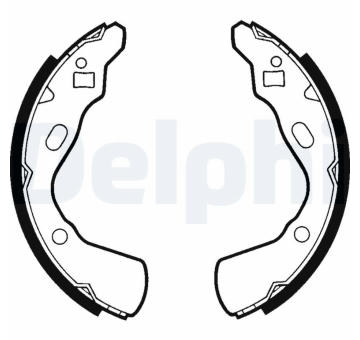 Sada brzdových čelistí DELPHI LS1437