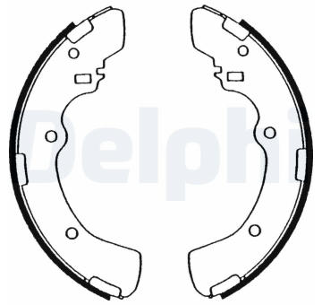 Sada brzdových čelistí DELPHI LS1503