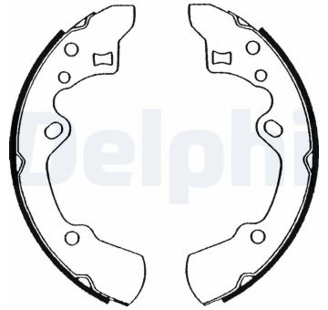 Sada brzdových čelistí DELPHI LS1546