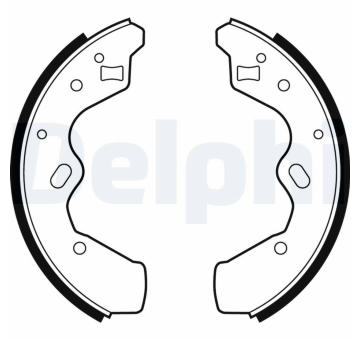 Sada brzdových čelistí DELPHI LS1878