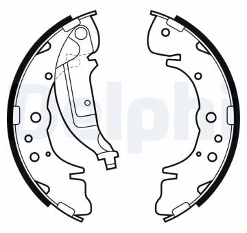 Sada brzdových čelistí DELPHI LS1986