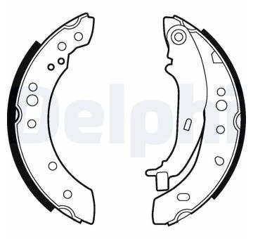 Sada brzdových čelistí DELPHI LS2013