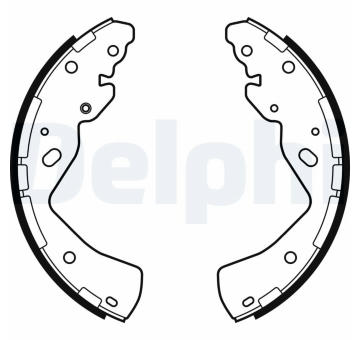 Sada brzdových čelistí DELPHI LS2143
