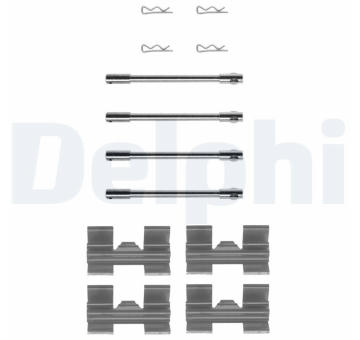 Sada prislusenstvi, oblozeni kotoucove brzdy DELPHI LX0031