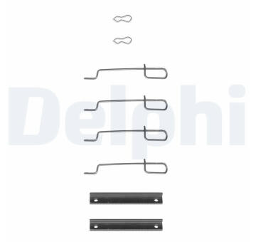 Sada příslušenství, obložení kotoučové brzdy DELPHI LX0044