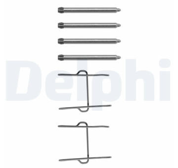 Sada prislusenstvi, oblozeni kotoucove brzdy DELPHI LX0081