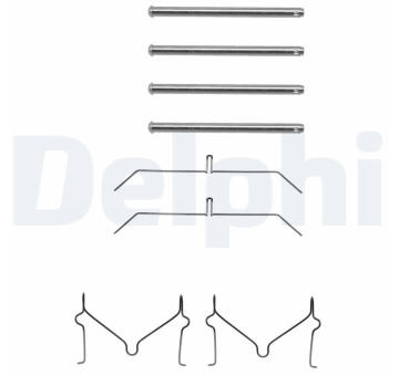 Sada příslušenství, obložení kotoučové brzdy DELPHI LX0145