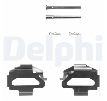 Sada prislusenstvi, oblozeni kotoucove brzdy DELPHI LX0150