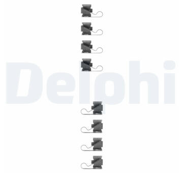 Sada prislusenstvi, oblozeni kotoucove brzdy DELPHI LX0161