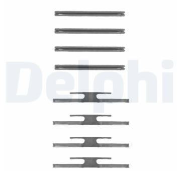 Sada prislusenstvi, oblozeni kotoucove brzdy DELPHI LX0184