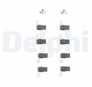 Sada příslušenství, obložení kotoučové brzdy DELPHI LX0244
