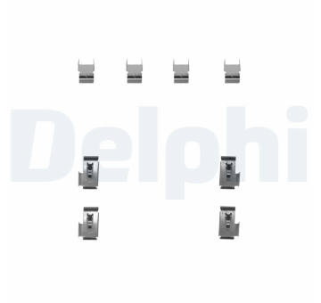 Sada příslušenství, obložení kotoučové brzdy DELPHI LX0247