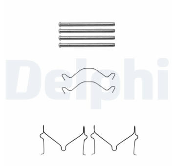 Sada prislusenstvi, oblozeni kotoucove brzdy DELPHI LX0306