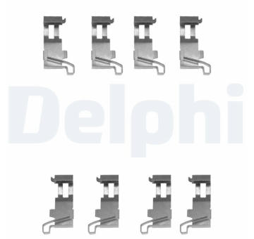 Sada příslušenství, obložení kotoučové brzdy DELPHI LX0361