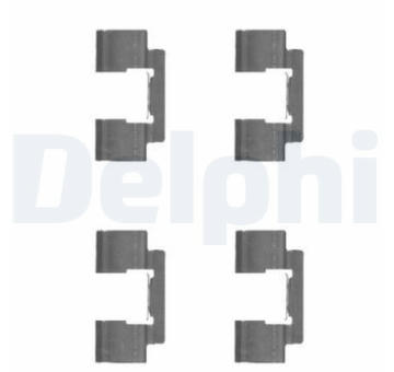 Sada prislusenstvi, oblozeni kotoucove brzdy DELPHI LX0481