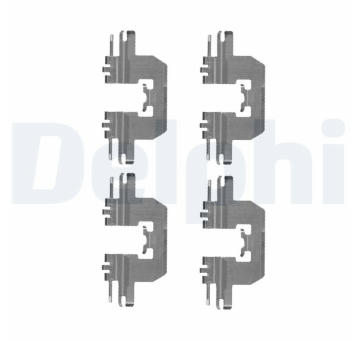 Sada příslušenství, obložení kotoučové brzdy DELPHI LX0524