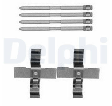 Sada prislusenstvi, oblozeni kotoucove brzdy DELPHI LX0569