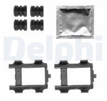 Sada příslušenství, obložení kotoučové brzdy DELPHI LX0575